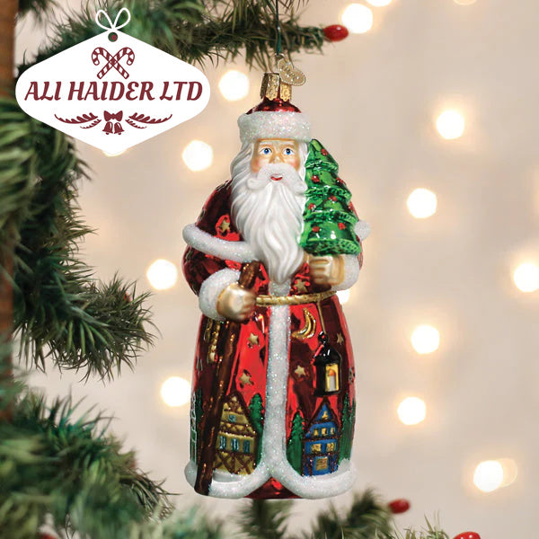 German Santa Ornament