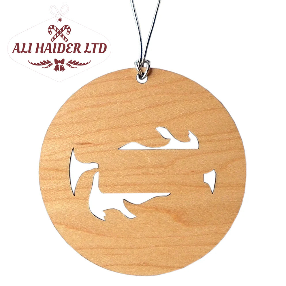 Wood Ornament - Bok Tower Koi Fish