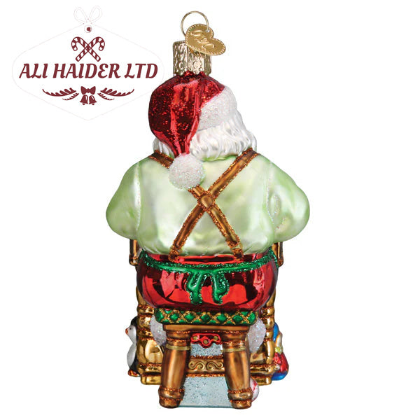 Workshop Santa Ornament