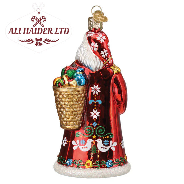 Norwegian Santa Ornament