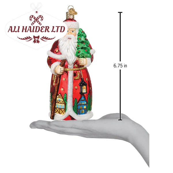 German Santa Ornament