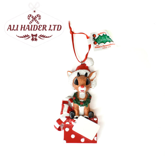 Rudolph the Red-Nosed Reindeer Gift Personalization Ornament