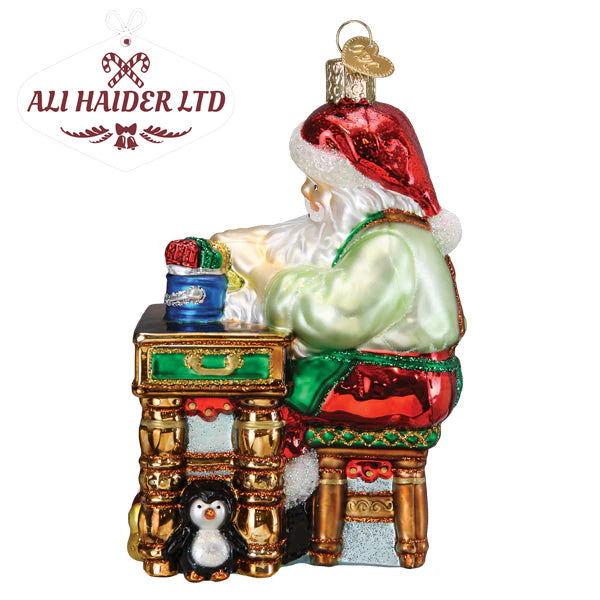 Workshop Santa Ornament